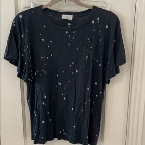 T.La Black and White Splatter Tee